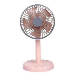 JOYSUPER-2218 রিচার্জেবল টেবিল ফ্যান (কমলা কালার )